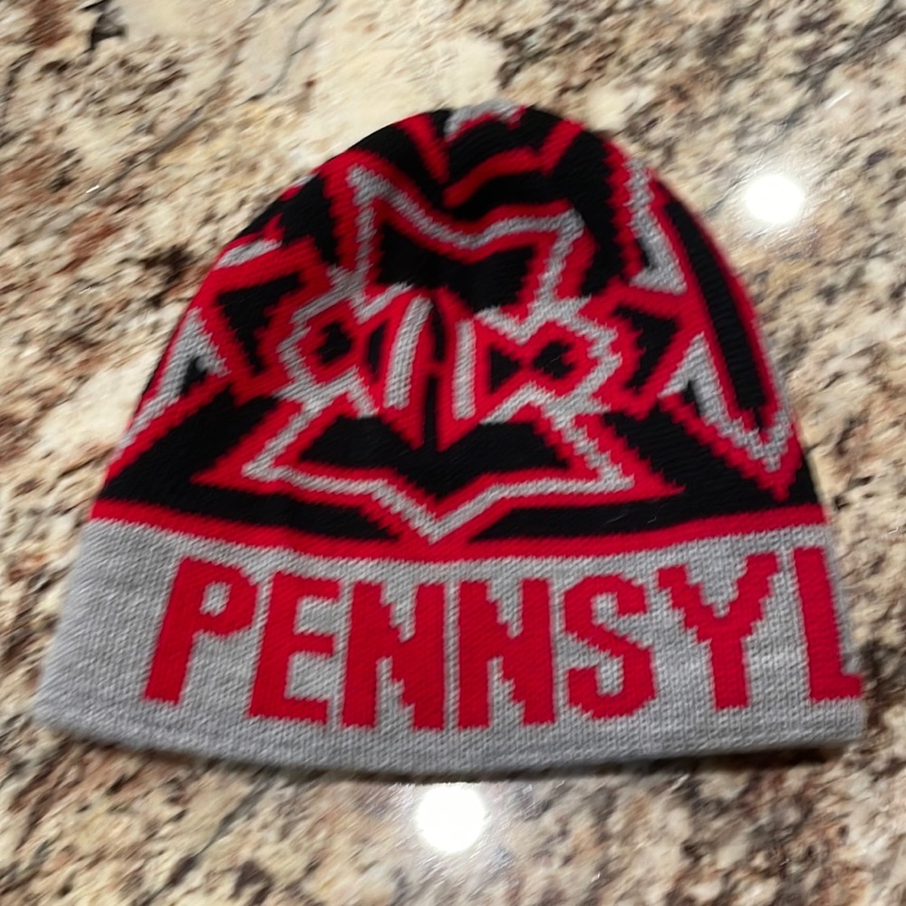 Cute red and blue “Pennsylvania” beanie cap. Boston Blue brand Perfect condition